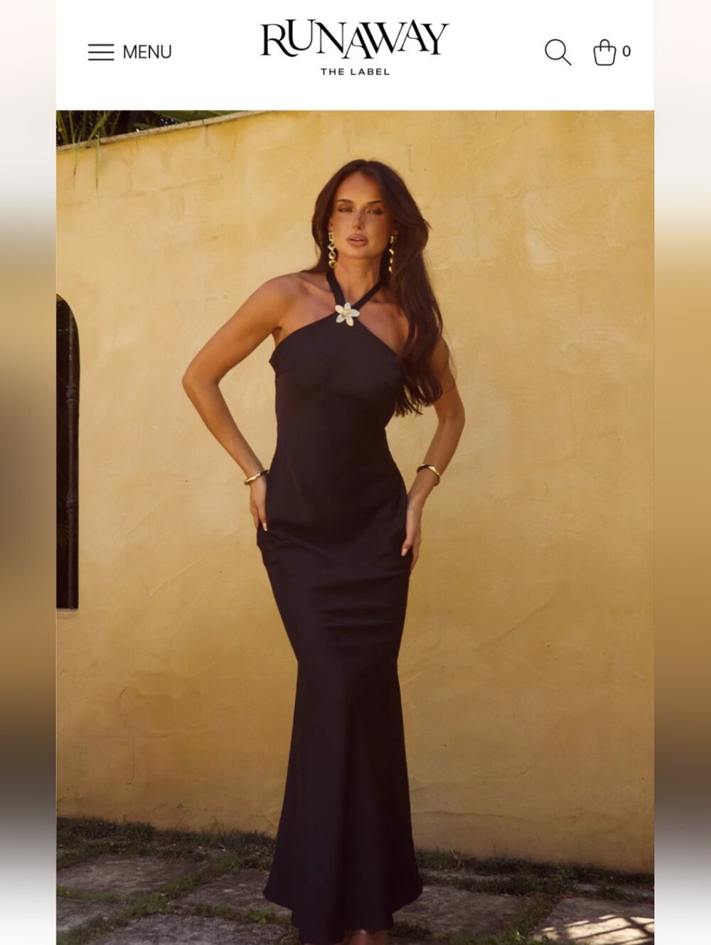 Elegant Black Maxi Dress